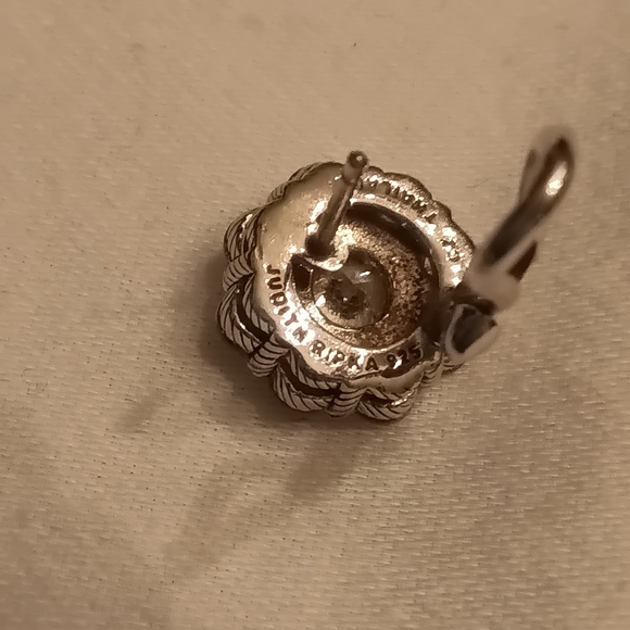 Judith Ripka 925 CZ Daisy Earrings - Picture 5 of 6